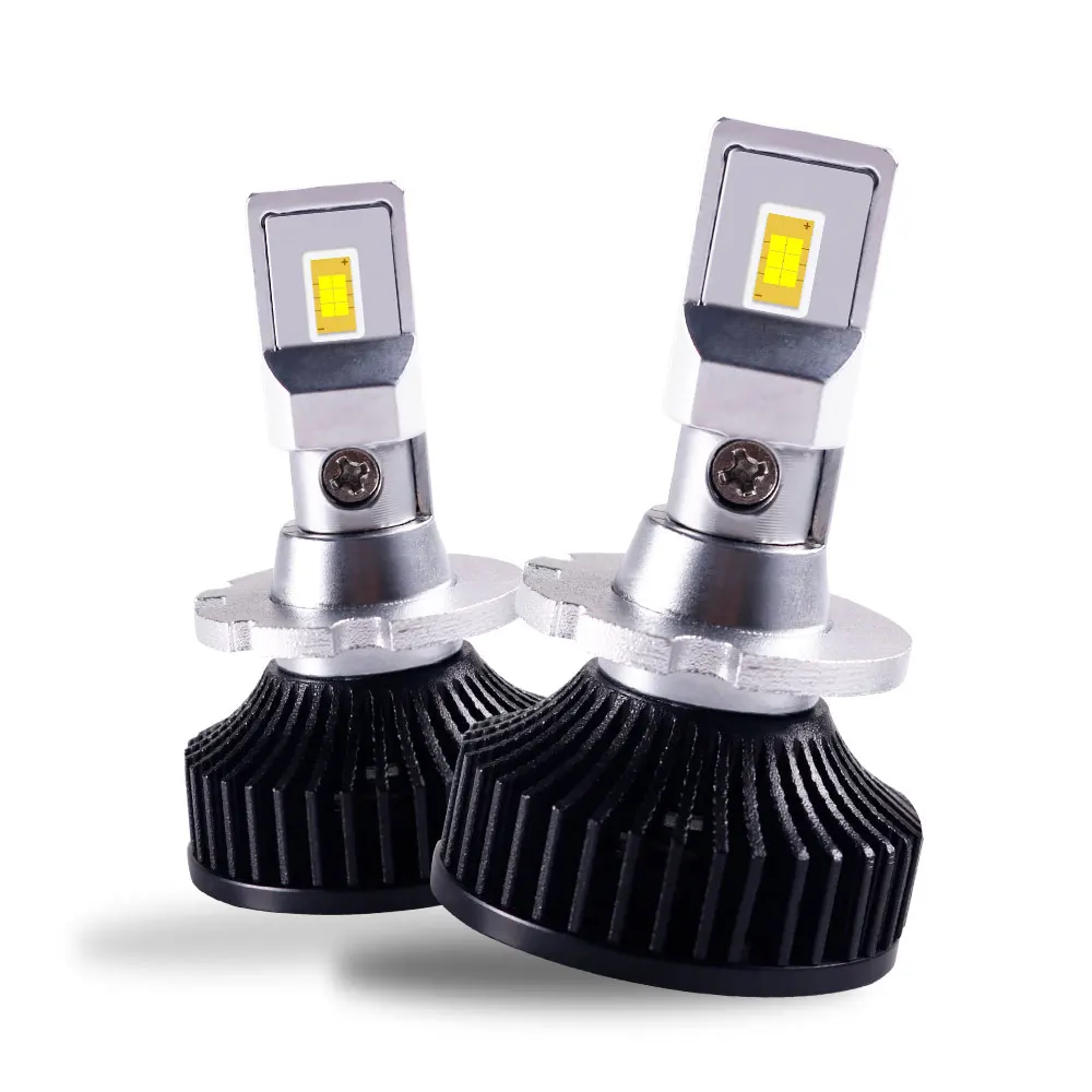 Sanvi 2pcs 80W 5500K High Power Auto LED Headlight Bulbs D2H H1 H4 H11 H7 9005 9006 Car LED Headlight