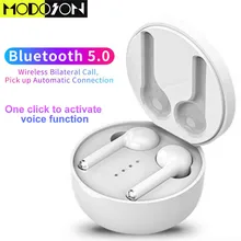 MODOSON беспроводные наушники TW40 HIFI спортивные стереонаушники Bluetooth умные голосовые гарнитуры микрофон наушники-вкладыши с зарядным устройством