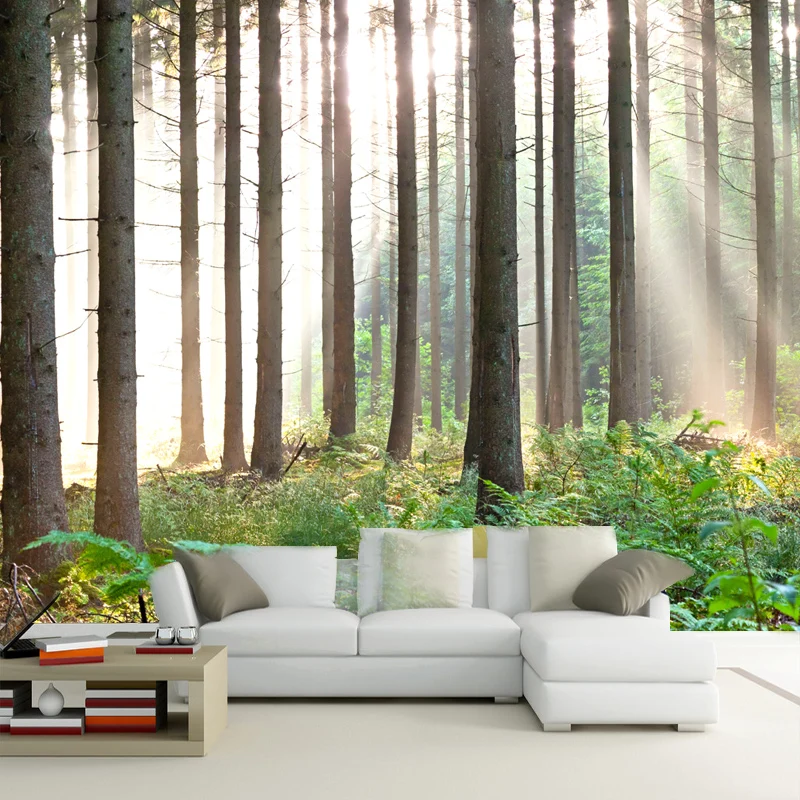 Living Room 3d Wallpaper 3d wallpaper nature trees forest living room wallpaper papel de Living Room 3d Wallpaper 3d wallpaper nature trees forest living room wallpaper papel de