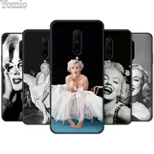 Silicone TPU Case for Oneplus 7 7 Pro 6 6T 5T Black Soft Case for Oneplus 7 7Pro Phone Cover Shell Marilyn Monroe