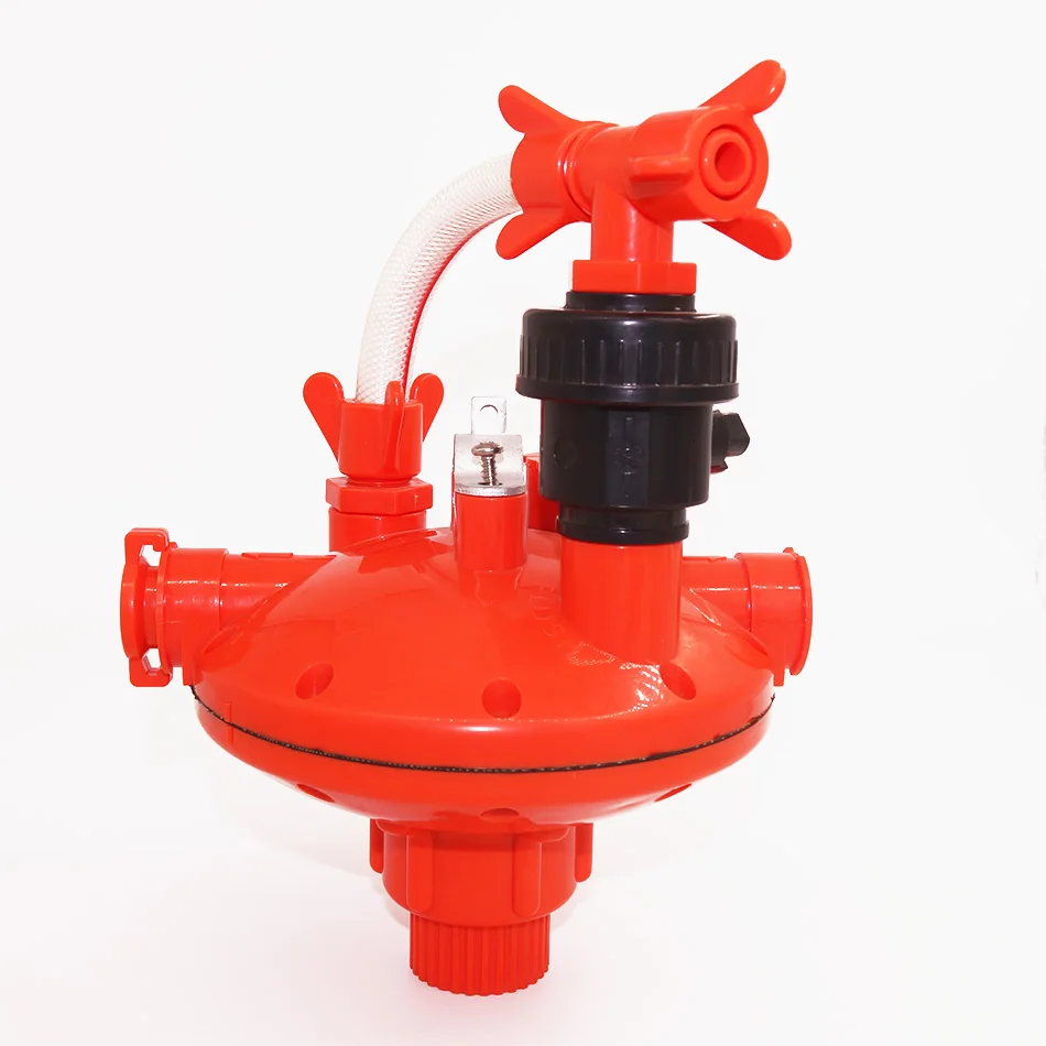 Plastic automatic poultry control waterline pressure relief valve self