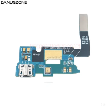 

USB Charging Port Charge Dock Socket Jack Connector Flex Cable With Microphone For Samsung Galaxy Note 2 E250S E250K SHV-E250S