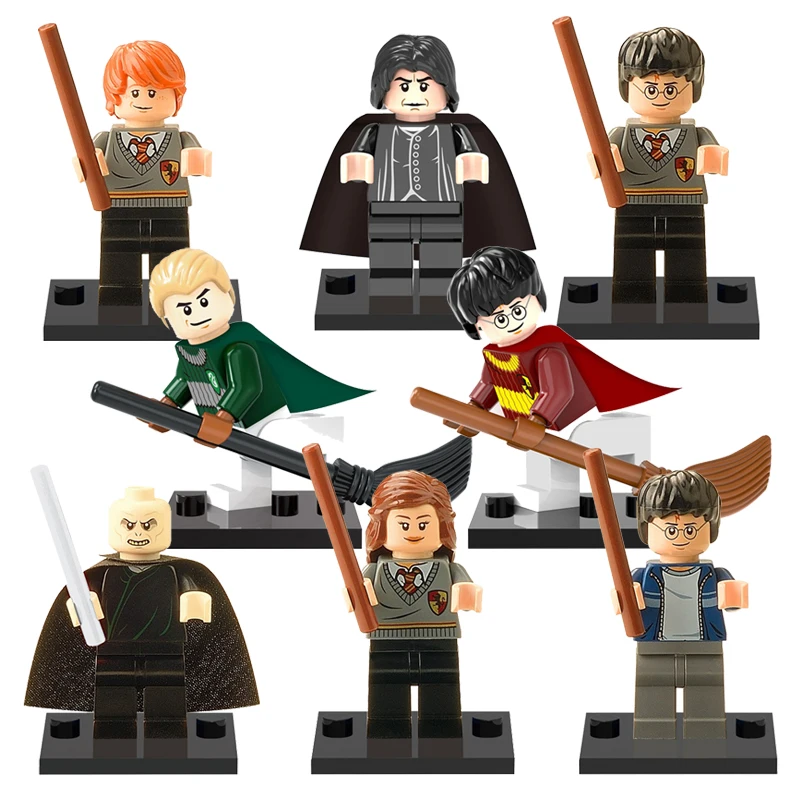 

8pcs/lot Xinh 0121 Harry Potter Friends Hermione Jean Granger Ron Weasley Lord Voldemort Building Blocks Toys X0121