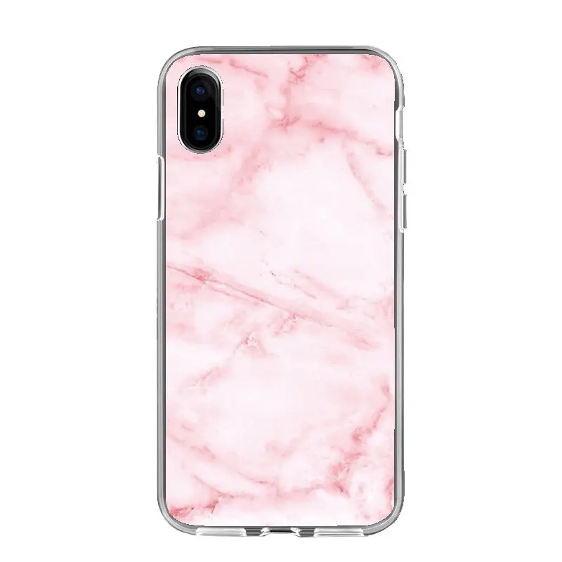 Мраморный чехол для Coque iphone X, XR, XS, MAX, чехол из мягкого ТПУ, задняя чехол для iphone 5 5S se, S6, 6 S, 7, 8 Plus, чехол, чехол для телефона - Цвет: 92