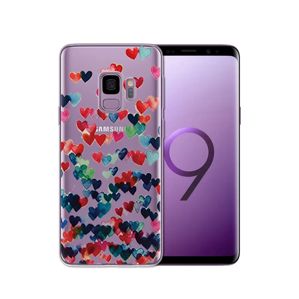 Arvin Silicone Case FOR Samsung Galax s5 S6 S7 S8 Clear Protective case FOR Samsung S6 edge S8 Plus S9 Plus Soft TPU Phone Cover (2)