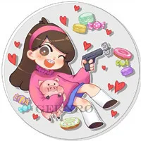 A0452 1 шт. Мультяшные значки для рюкзака Kawaii Акриловые аниме значки для украшения одежды - Цвет: A0452