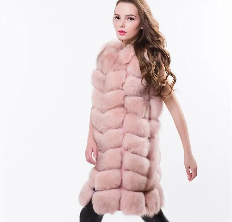 S M L XL XXL Winter fur coat long section 2016 new fashion leather 100% imported fur coat fox fur vest jacket S M L XL XXL Winter fur coat long section 2016 new fashion leather 100% imported fur coat fox fur vest jacket