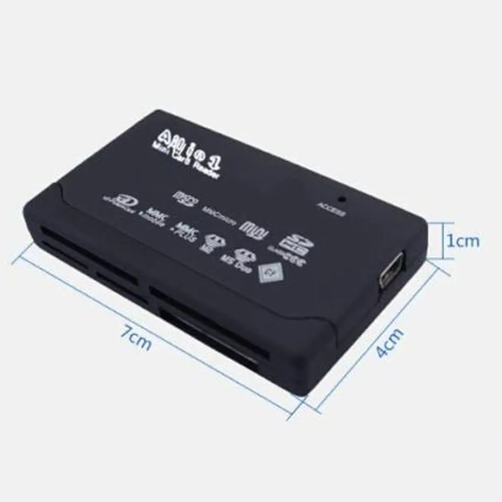 Все в одном кард-ридер TF MS M2 XD CF Micro SD кардер-ридер USB 2,0 480 Мбит/с кард-ридер мини-кард-ридер с датой