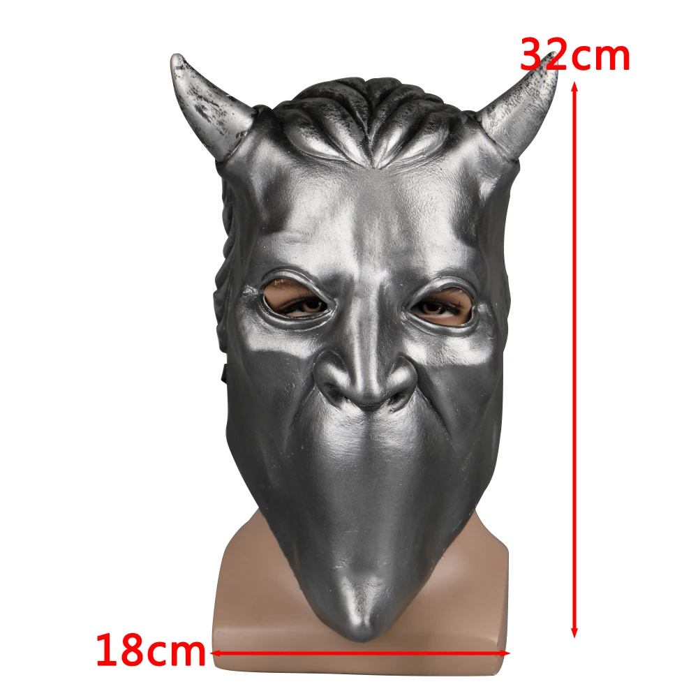 Ghost Nameless Ghoul Mask Cosplay Ghost B.C Rock Roll Band Latex Helmet Masks Halloween Party Props DropShipping (23)