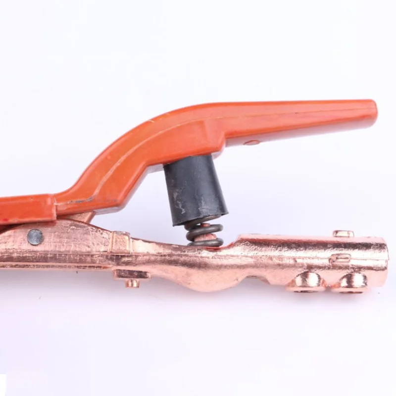 New 500A Welding Electrode Clamp Heavy Duty Electrode Clamp Reboot Electrode Holder Copper For Weld