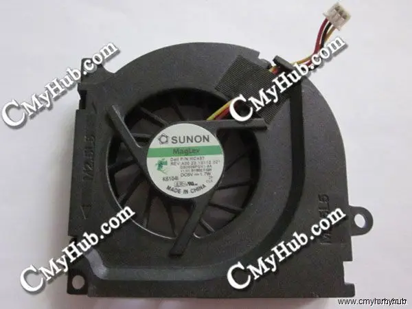 Для Dell XPS M140 для SUNON GB0506PGV1-8A 11. V1.b1602.F Вентилятор охлаждения 0HC437 HC437 DC 5 В 1.7 Вт 3 -