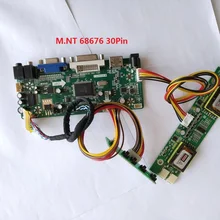 Комплект для LTM190M2-L01 LVDS 4 лампы DVI VGA драйвер HDMI монитор экран DIY M. NT68676 1" плата контроллера 1440X900 30pin