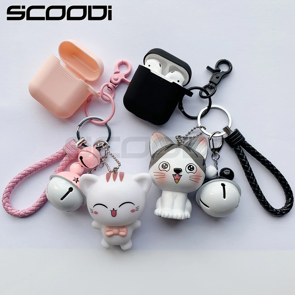 

Silicone Case for Apple Airpods Case Cover cute Cat Cartoon Decorative kitty Accessories Protective Bluetooth Earphone Case