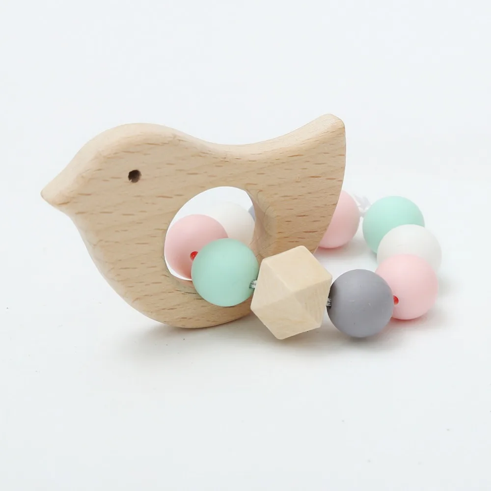 Детский животный стиль DIY бусины игрушки для девочек ручной работы деревянный браслет подарок искусство и ремесла для детей реквизит аксессуары