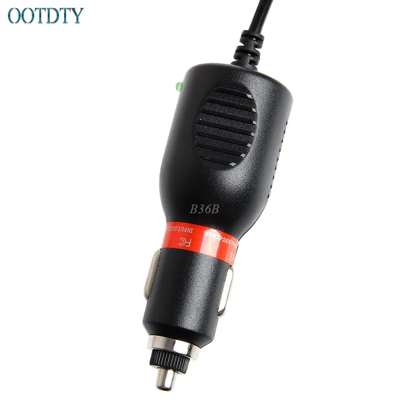 Автомобильный адаптер зарядного устройства постоянного тока мини USB кабель для