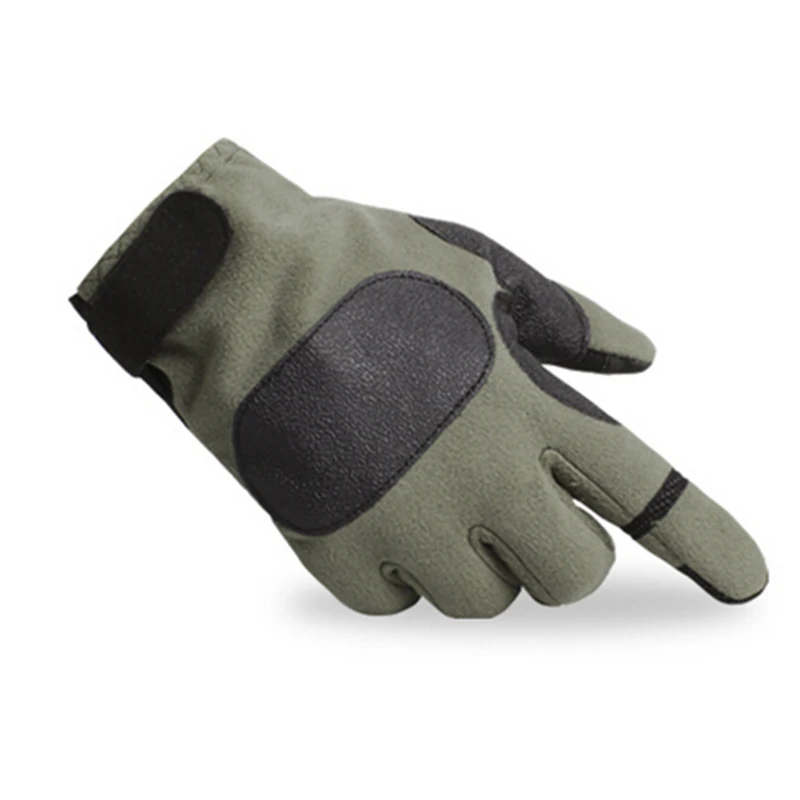 FuLang Cycling font b Gloves b font Fast drying colloidal particles full Finger for winter thicken