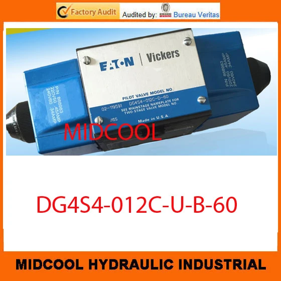 Válvula hidráulica de alta calidad DG4S4 012C U B 60hydraulic valve