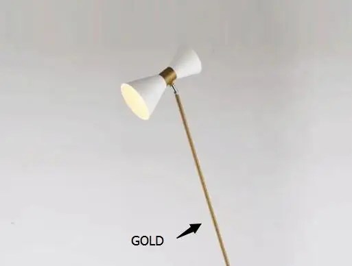 gold Модель гостиной торшер художественная Гостиная Спальня украшение вертикальный напольный светильник s Белый Черный Золотой креативный светильник ZA81226 - Цвет абажура: gold