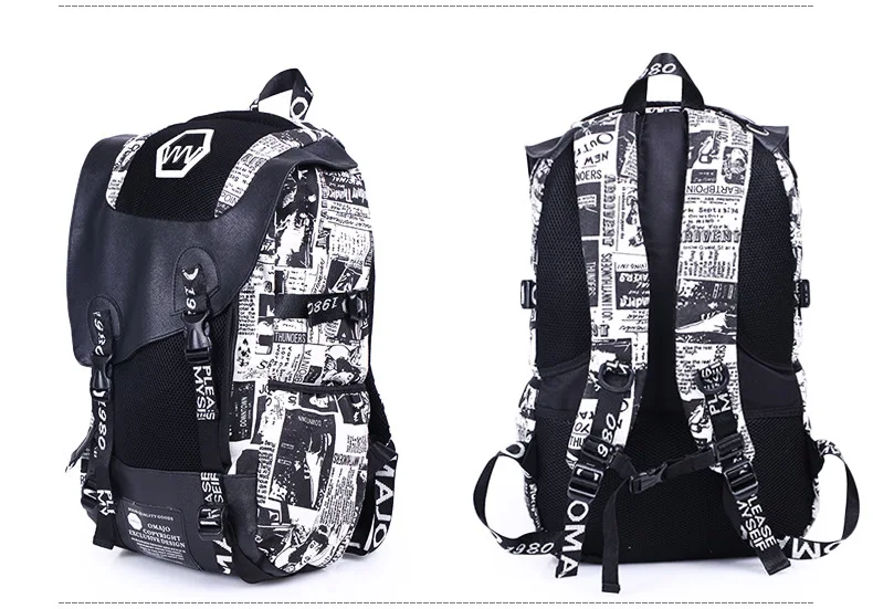 Корейский стиль, студенческие рюкзаки для подростков, мальчиков и девочек, холщовая школьная сумка с буквенным принтом, рюкзак Mochila Escolar XA537YL