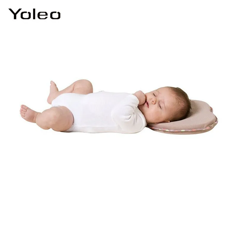 Newborn Infant Baby Anti Roll Pillow Flat Head Neck Prevent Infant Support Baby Toddler Sleep Protection Pillow Gifts