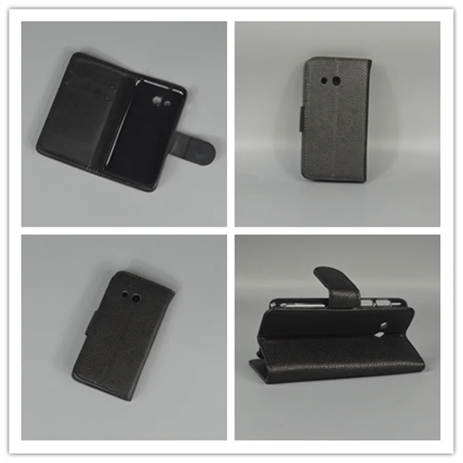 

For Alcatel One Touch Pixi 4 4.0 4034D Case 4.0" Luxury lizhi leather case cover stand function with 2 Card Holder pouch slot