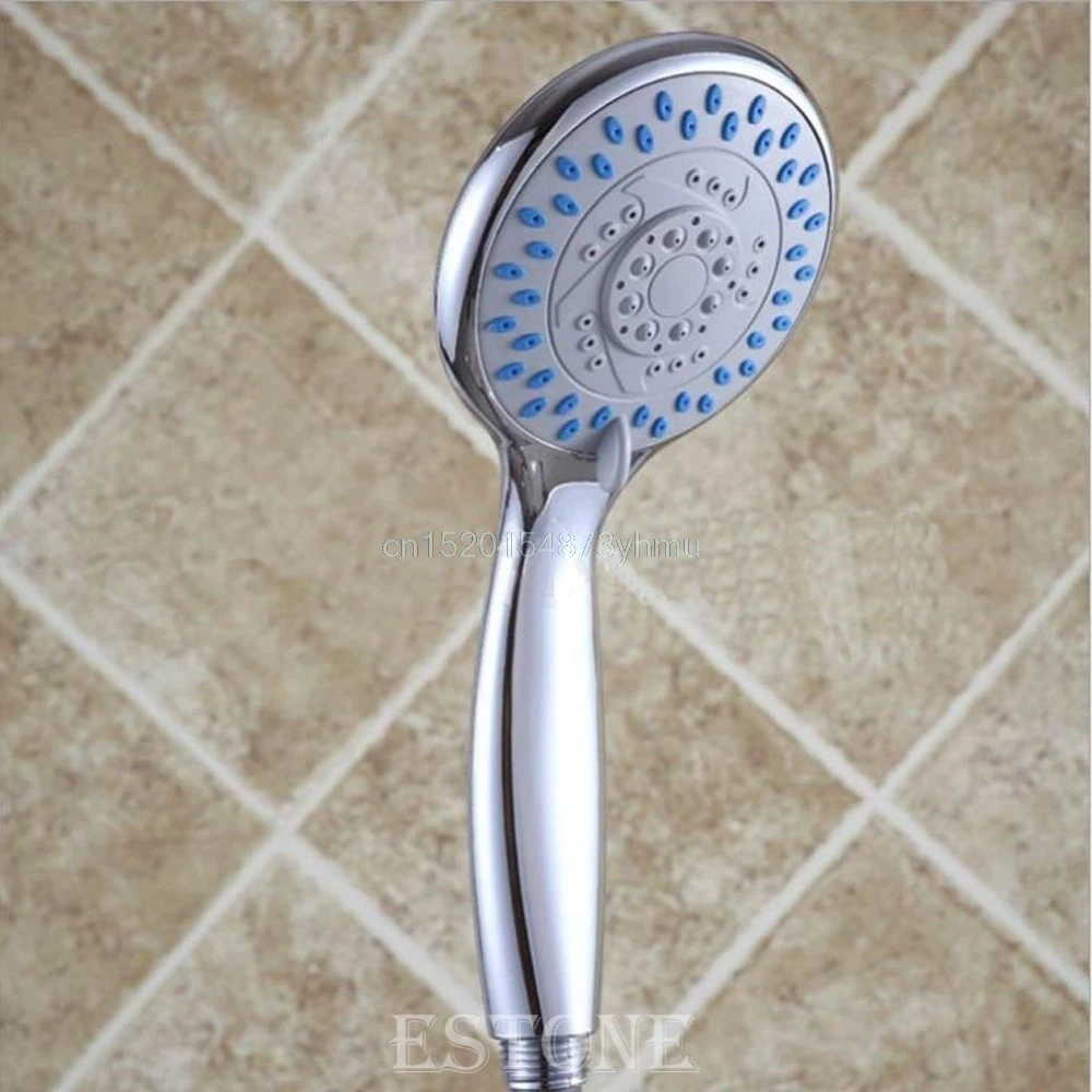 Chrome Anti limescale Home Bathroom Universal 5 Mode Function Shower Head NEW L057 new hot