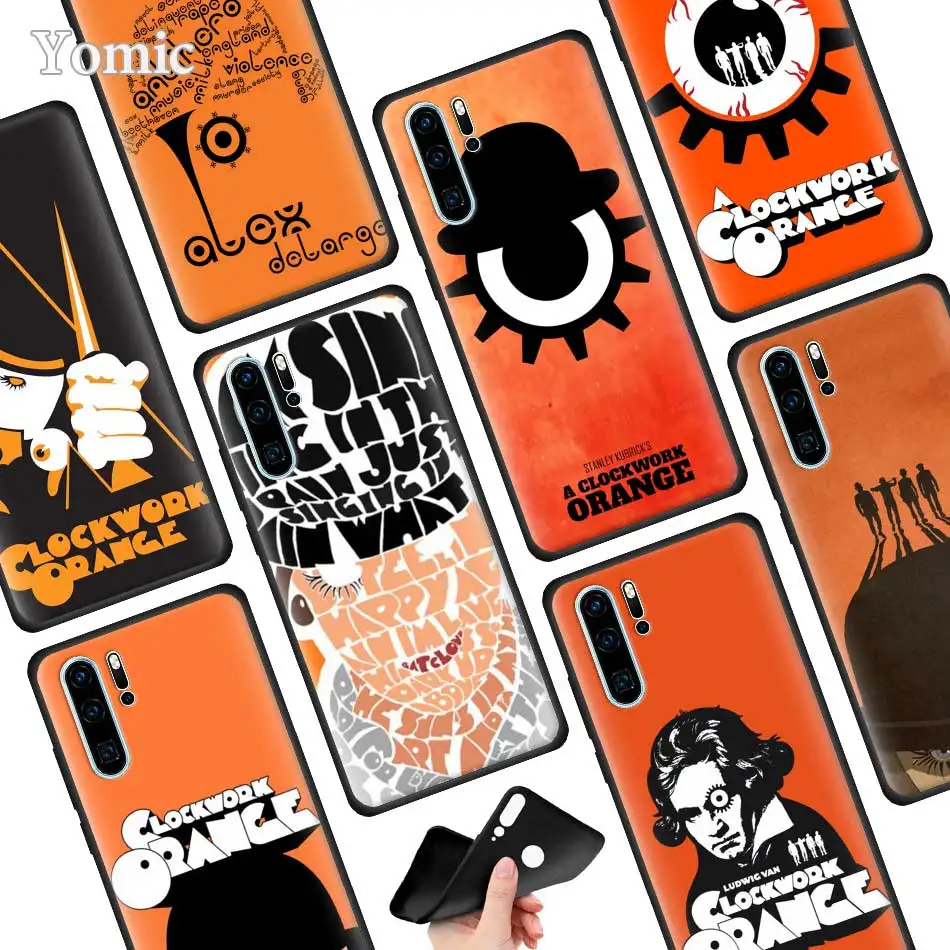 

A Clockwork Orange Back Silicone Case for Huawei P30 P20 Pro P9 P10 P20 P30 Lite P Smart Plus Mate 10 20 Pro Case