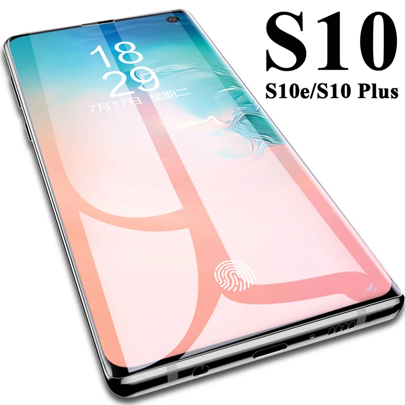 

Protective glass on the for Samsung Galaxy s10 plus lite s10e s10plus armor tempered screen protector s 10 light 10S 10plus gs10