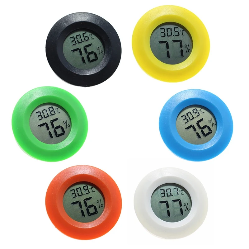 

Mini LCD Digital Thermometer Hygrometer Fridge Freezer Tester Temperature Humidity Meter Detector Thermograph Pet Auto Car