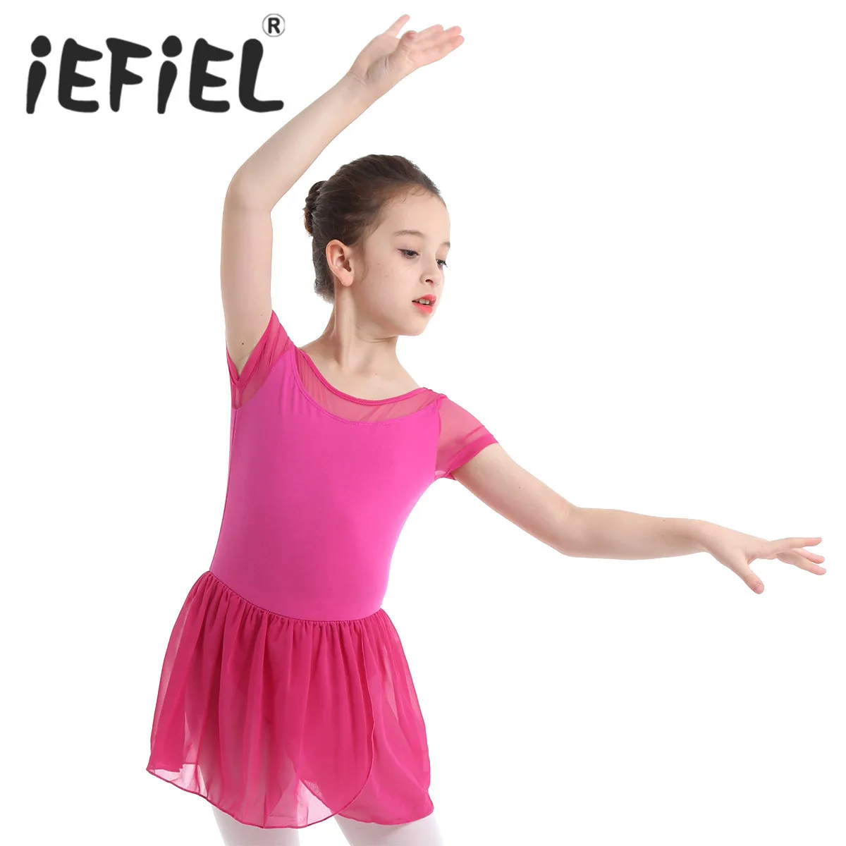 iEFiEL Toddler Girls Kids Ballet Tutu Dress Dance Leotards Ballet