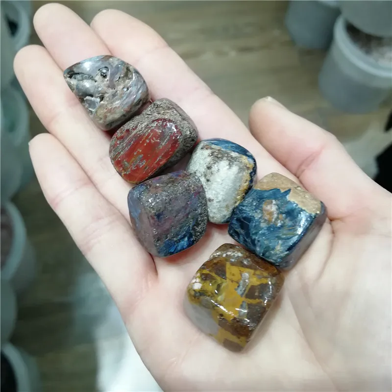 

Wholesale 50g Natural Peter Stone Square Polished Reiki Chakra Healing Crystals feng shui crystals