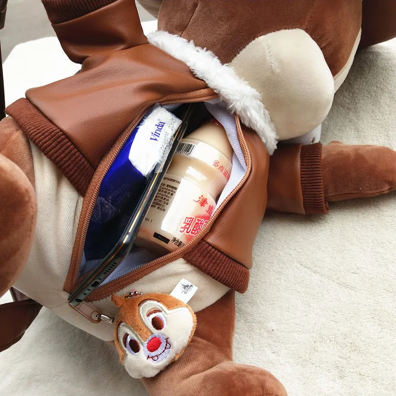Плюшевый рюкзак 35 см из мультфильма Disney мягкая кукла с животными детская
