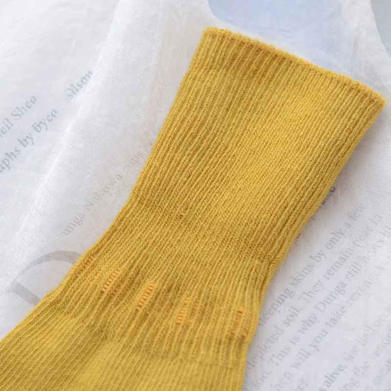 Хлопковые нескользящие носки для детей 2-6 лет, детские Нескользящие носки для мальчиков и девочек, детские короткие носки унисекс, шерстяные детские носки