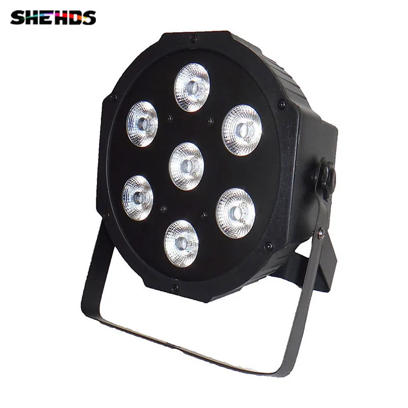 Fast Shipping American DJ Flat SlimPar Quad 7 RGBW Color Mixing LED 12Wx7pcs DMX Light