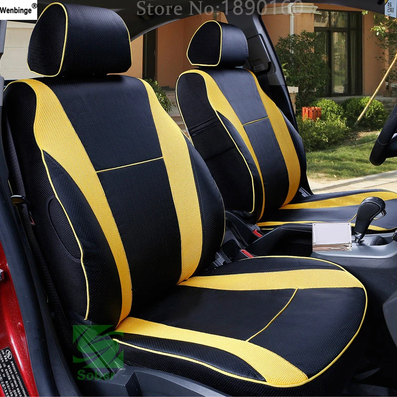 wenbinge Special Leather car seat covers for Porsche all models Cayman Cayenne Macan Panamera Boxst