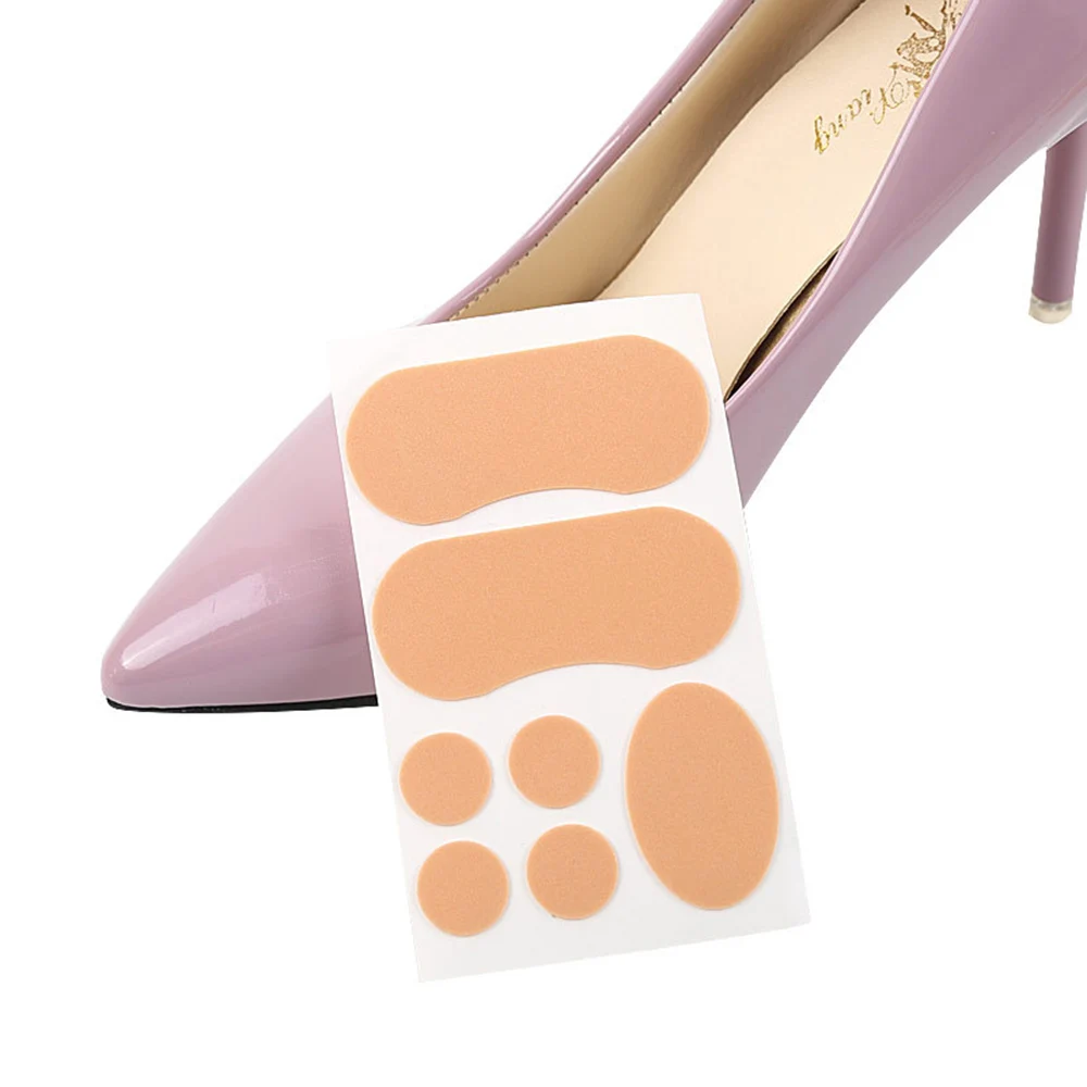 

7pcs/set Shoes Insoles Insert Heels Shoes Patch Protector Waterproof Heel Sticker Foam Tape Wear-resistant Comfort