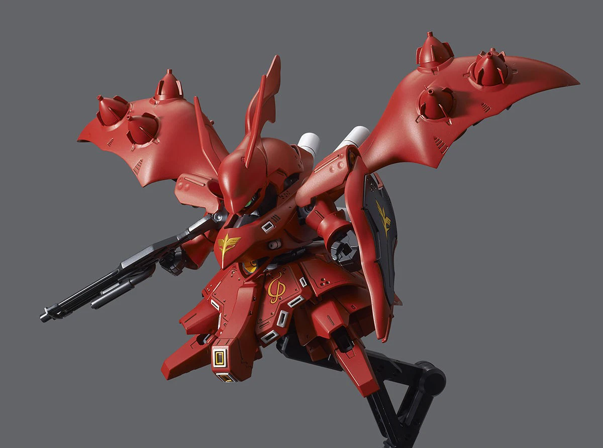Bandai Gundam BB SDCS MSN 04II крестообразный силуэт соловей мобильный костюм сборные модели