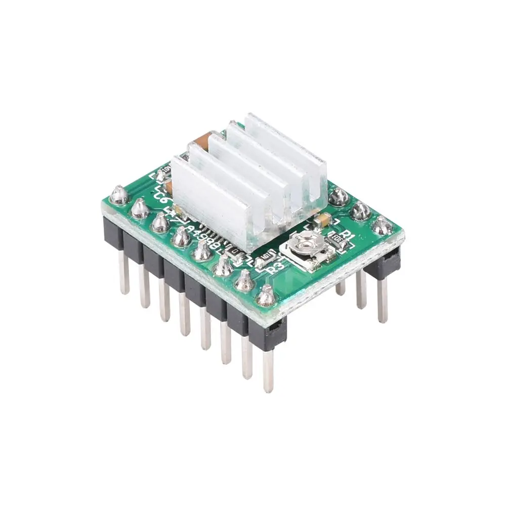 1pc 3D Printer parts A4988 Stepper Motor Driver Module with Heatsinks Reprap Board Suitable Ramps 1.4 For 3D Printer hp latex printhead