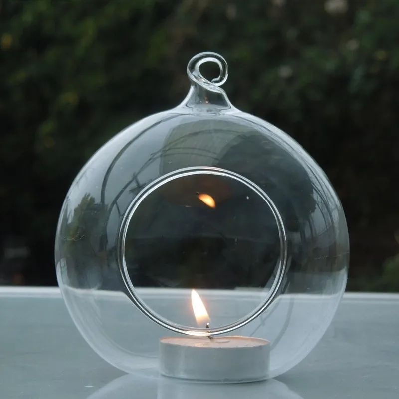Стеклянный подсвечник для вазы террариума диаметр = 15 см|candle holders|decorative candle holdercandle