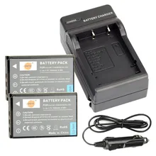 DSTE 2 шт. NP-120B Перезаряжаемые Батарея с путешествия и автомобильное Зарядное устройство для Pentax Optio 450 550 555 750 750Z MX MX4 Камера