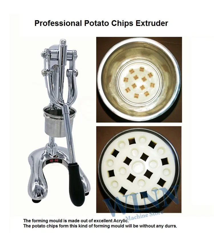 Вертикальный пресс для картофеля, чипсы, экструдер, картошка, фри, чипсы, руководство, инструмент для формирования картофеля, нержавеющая сталь, соковыжималка