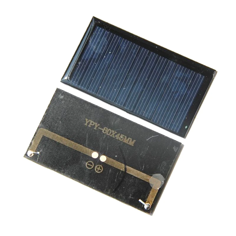 BUHESHUI 0.5W 6V Mini Solar Panel Polycrystalline Solar Cell DIY Solar