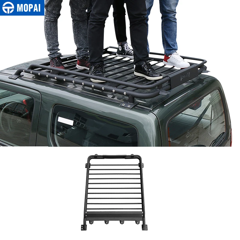 MOPAI Car Exterior Roof Racks & Boxes Metal Waterproof Luggage Carrier For Suzuki Jimny Car
