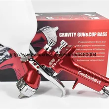 Профессиональный распылитель GFG 1,3 мм 1,4 мм HVLP английский гравитационный подающий воздушный краскопульт набор с чашкой 600cc для окрашивания автомобилей