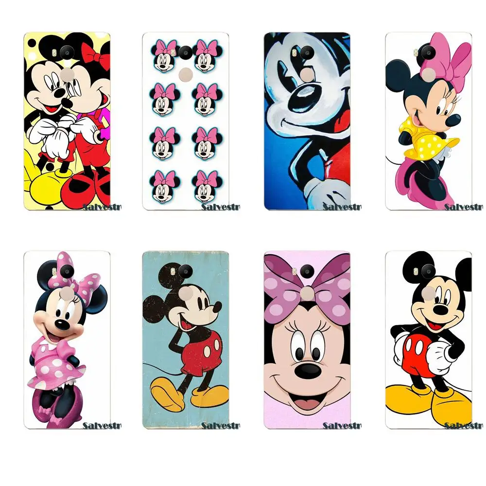 

Soft Protective Case For Xiaomi Redmi 4 3 3S Pro Mi3 Mi4 Mi4i Mi4C Mi5 Mi5S Mi Max Note 2 3 4 Popular Cute Mickey Mouse Hard