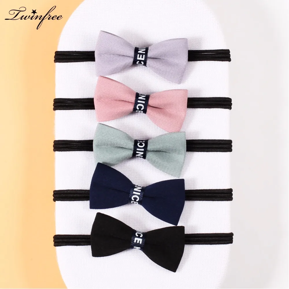 

5pcs/set Hair Bows Tie Bowknot Kids Hair Band Children Headwear Hair Accessories