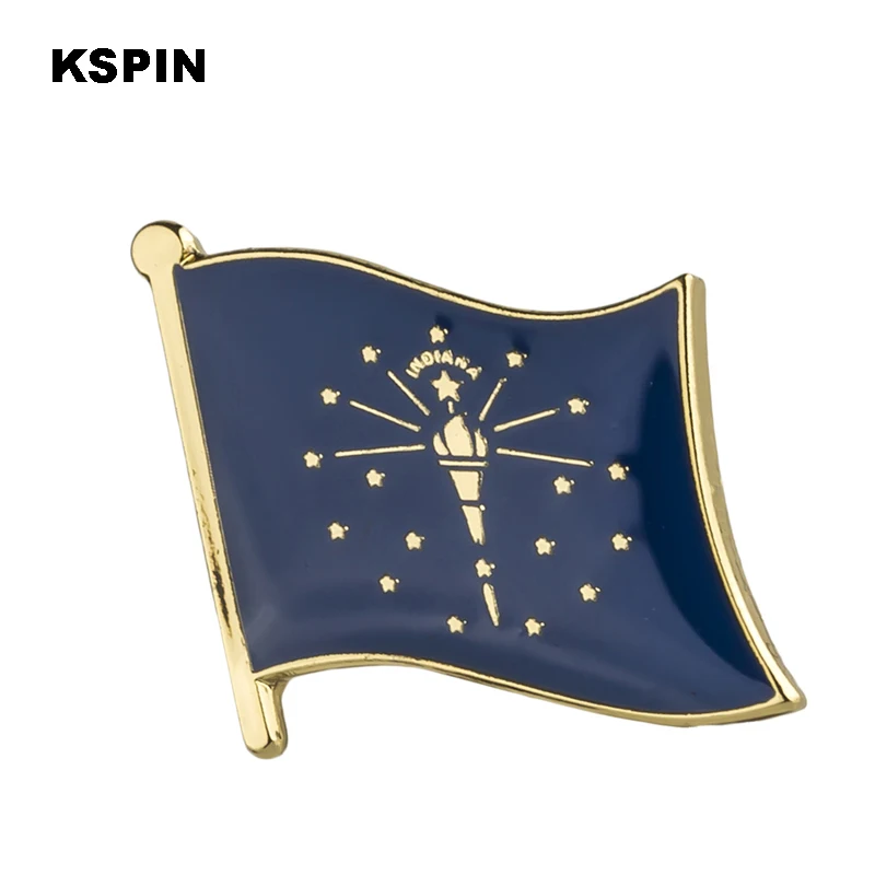 10pcs a lot U.S.A Louisiana State Badges flag badge flag lapal pin