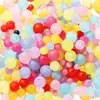 Acrylic Spacer Beads Frosted Round Ball Random Mixed 4mm 6mm 8mm 10mm . Transparent Multicolor Beads ► Photo 2/6