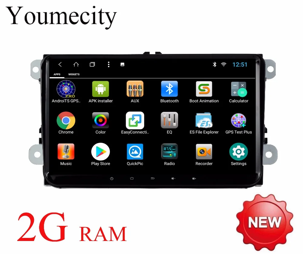 Android 8.1 Car DVD Video Player Radio Gps Stereo for