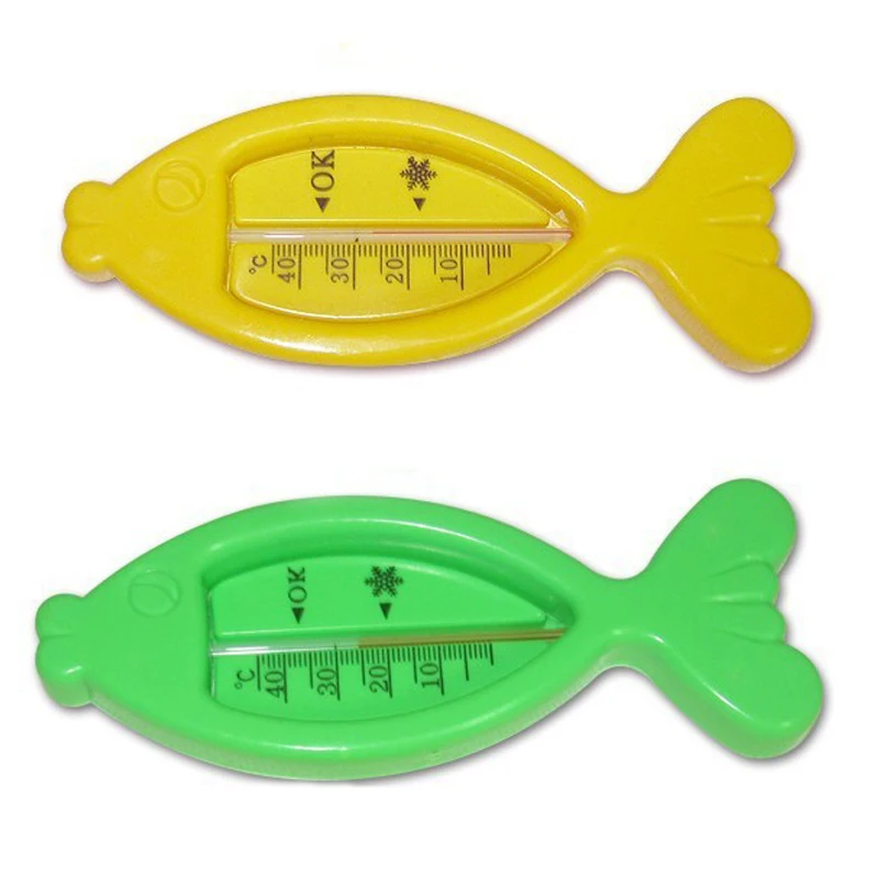 1pcs Lovely Plastic Baby bath termometer shower thermometer FISH shape